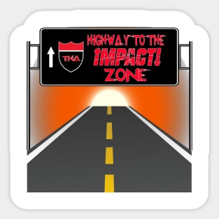 Highway to the Impact Zone logo Sticker